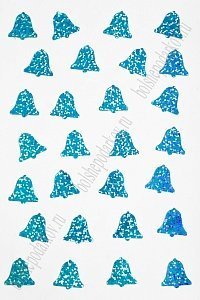 Пайетки &quot;Колокольчик&quot; 19*18 мм*500 гр (SF-3063), бирюзовый