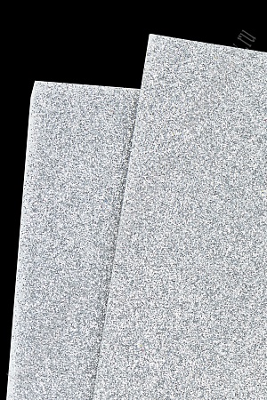 Фоамиран глиттерный 2 мм, 40*60 см Premium (10 листов) SF-3010, серебро №016