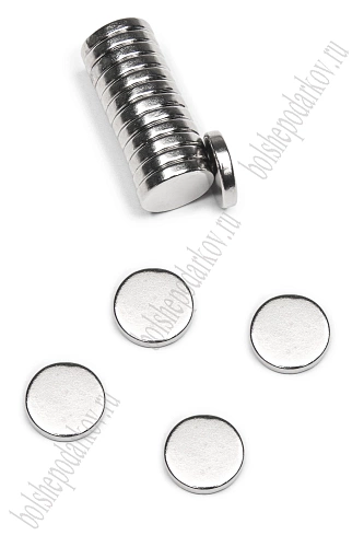 Магниты неодимовые 10*2 мм (50 шт) SF-1058