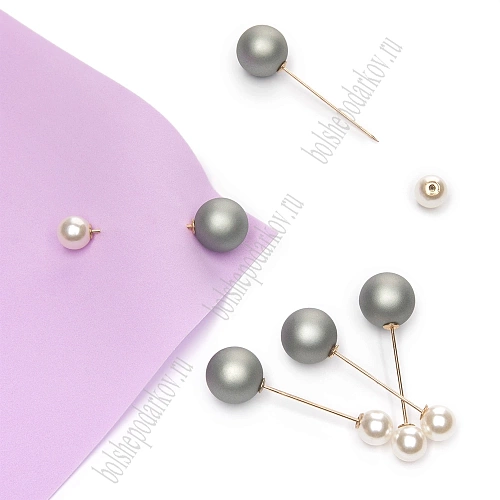 Брошь-игла  5,8 см (10 шт) SF-8105, серебро