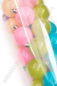 Набор новогодних шаров 5 см (30 шт) SF-8000, микс