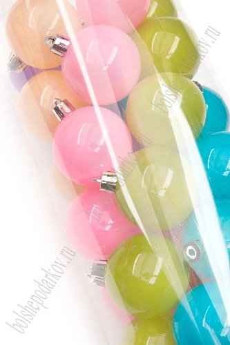 Набор новогодних шаров 5 см (30 шт) SF-8000, микс