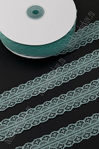 Кружево 3 см*50 ярд (SF-7778) аквамариновый №9