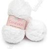 Пряжа &amp;quot;Coral plush&amp;quot; 100 гр (5 шт) SF-7843, белый