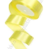Лента атласная 2,5 см*25 ярд (SF-1357) желтый  №015