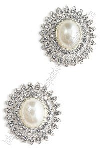 Серединка ювелирная (2 шт) SF-5969, серебро