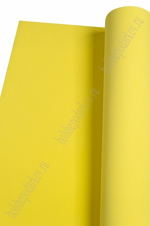 Фоамиран 1 мм, иранский 60*70 см (10 листов) желтый №112