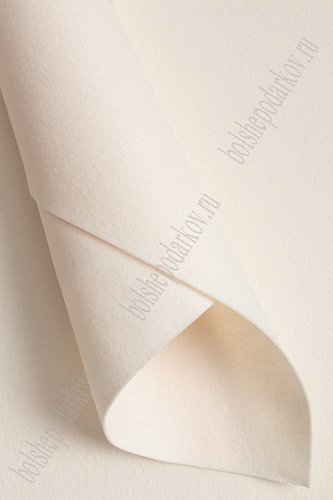 Фетр мягкий 1 мм, Корея Royal 40*55 см (5 шт) кремовый RN 24
