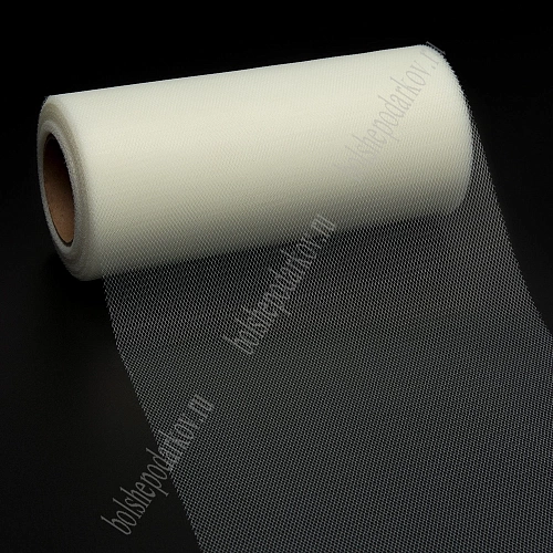 Фатин в шпульках 15 см*25 ярд (SF-603) айвори №33