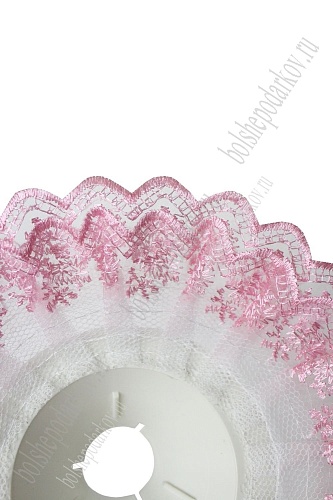 Манжетка для букета из кружева (SF-4273) розовый