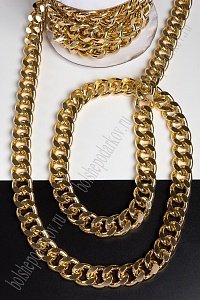 Цепь декоративная 23*16 мм (5 м) SF-2540, золото