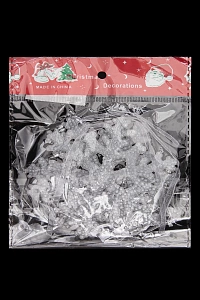 Новогодние украшения "Снежинка" 10 см (2 шт) SF-1692, №1 Новогодние украшения "Снежинка" 10 см (2 шт) SF-1692, №1