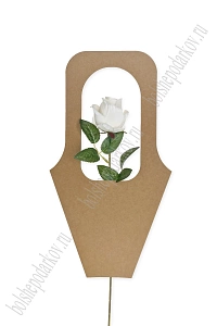 Пакет для цветов 23*42*7,5 см (10 шт) SF-7952, коричневый