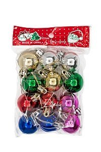 Набор новогодних шаров 3 см (12 шт) SF-1691, микс №16