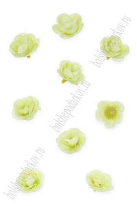 Головки цветов &quot;Роза&quot; 3,5 см (20 шт) SF-7874, фисташковый №23