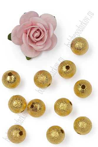 Бусины 8 мм (20 шт) SF-7703, золото