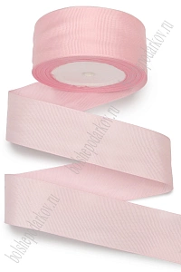 Лента репсовая 4 см*20 ярд (SF-3452) светло-розовый №0043