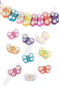 Бусины "Бабочки" 12 мм (100 шт) SF-7285