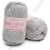Пряжа &amp;quot;Milk cotton Premium&amp;quot; 50 гр (10 шт) SF-7847, светло-серый