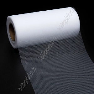 Фатин в шпульках 15 см*25 ярд (SF-603) белый №2