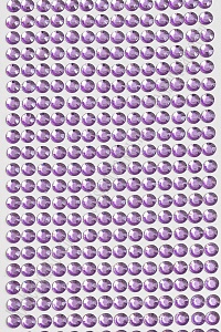 Стразы декоративные 6 мм (504 шт) SF-3177, сиреневый