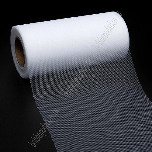 Фатин в шпульках 15 см*25 ярд (SF-603) белый №2