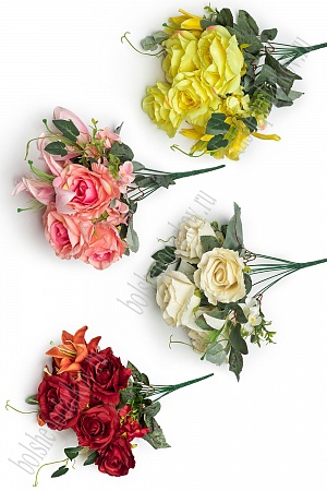 Букет цветов 49 см &quot;Розы и лилии&quot; R-004