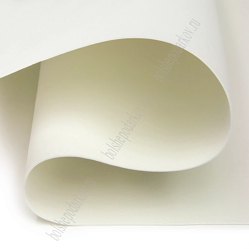 Фоамиран 1 мм, Китай 60*70 см (10 листов) SF-5822, белый №1042А