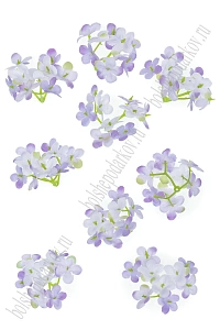 Головки цветов &quot;Гортензия&quot; 4 см (20 шт) SF-7874, фиолетовый