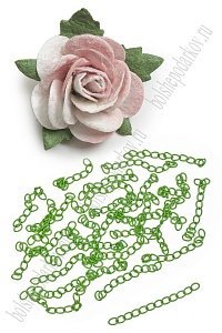 Цепочка 5 см (100 шт) SF-7454, зеленый №6