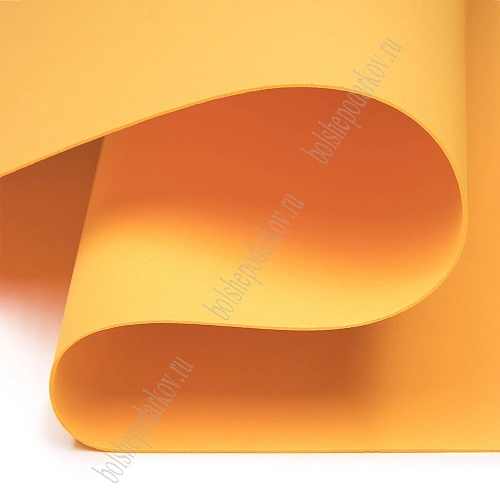 Фоамиран 1 мм, Китай 60*70 см (10 листов) SF-5822, оранжевый №1008