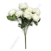 Букет декоративный 42см &amp;quot;Пионовидные розы&amp;quot; (SF-8125) кремовый