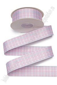 Лента тканевая &quot;Клетка&quot; 2,5 см*10 ярд (SF-7722) №4