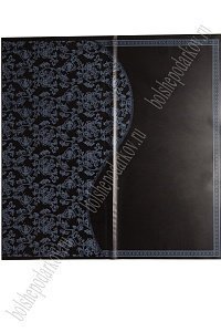 Пленка матовая для цветов &quot;Цветочный узор&quot; 58*58 см (20 шт) SF-2357, черный