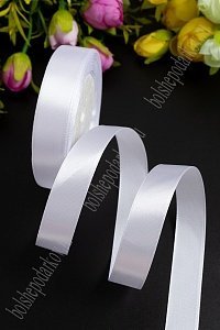 Лента атласная 2 см*25 ярд (SF-1358) белый №01 Лента атласная 2 см*25 ярд (SF-1358) белый №01