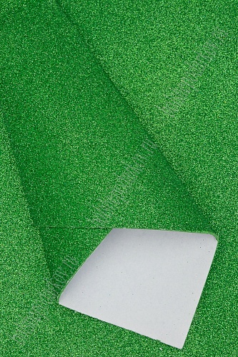 Фоамиран глиттерный самоклеющ. А4 (10 листов) SF-1957, зеленый №010