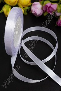 Лента атласная 1 см*25 ярд (10 бобин) SF-1361, белый  №01 Лента атласная 1 см*25 ярд (10 бобин) SF-1361, белый  №01