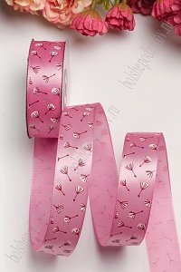 Лента атласная 2,5 см "Хлопок" Premium (SF-1304) розовый №33 Лента атласная 2,5 см "Хлопок" Premium (SF-1304) розовый №33