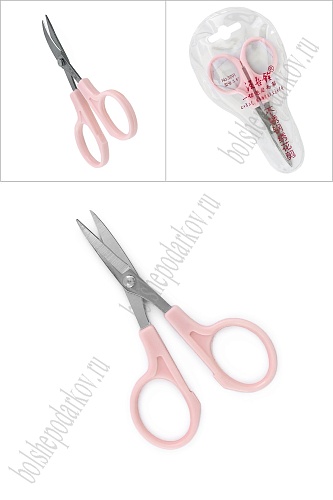 Ножницы с закругленными концами 10 см (SF-7761) розовый