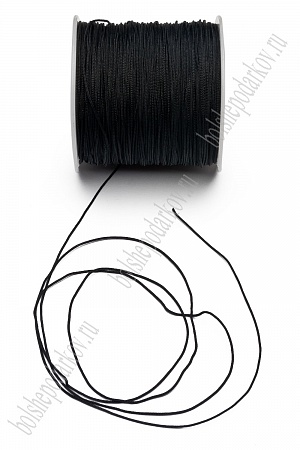 Шнур декоративный 0,8 мм*100 ярд (SF-5163) черный